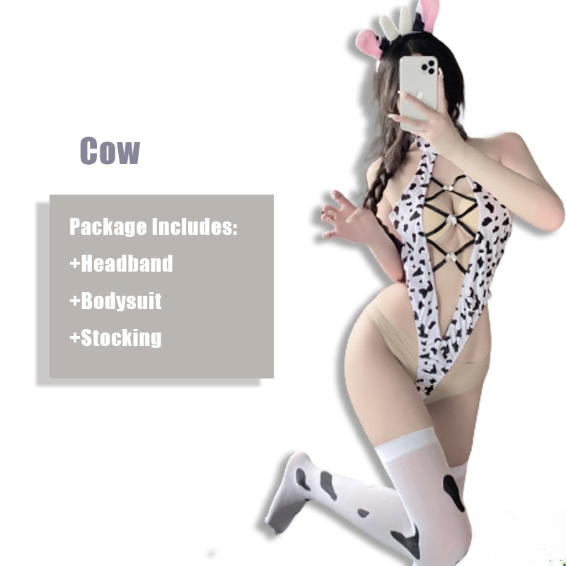 Cow Maid Tankini